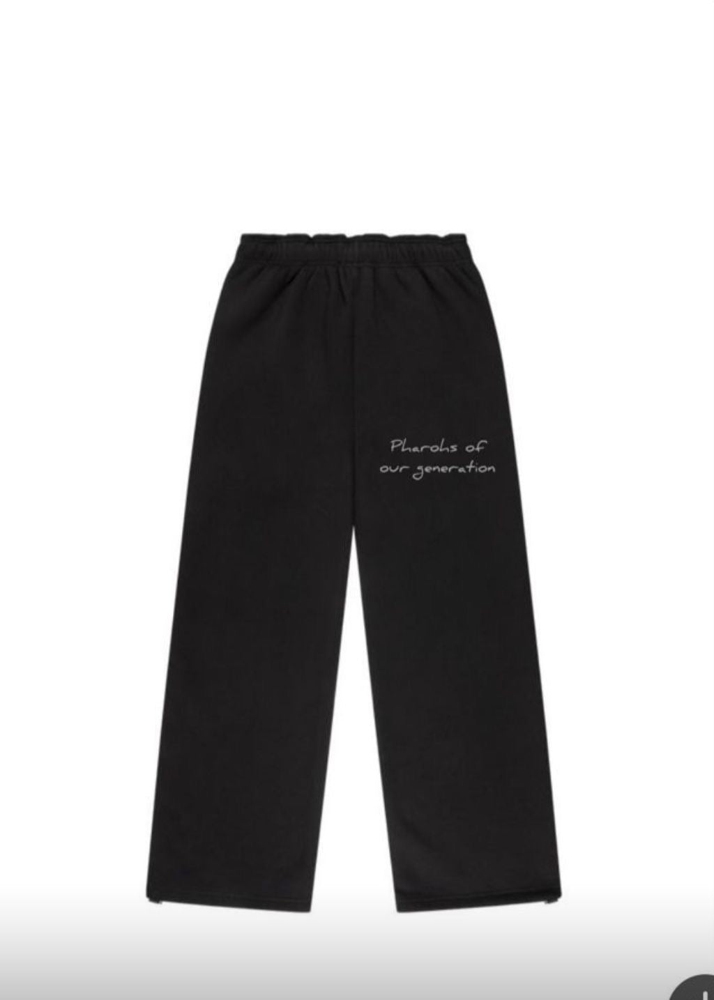 Pharohs Of Our Generation -Baggy sweatpants - Black Grey/Dark olive