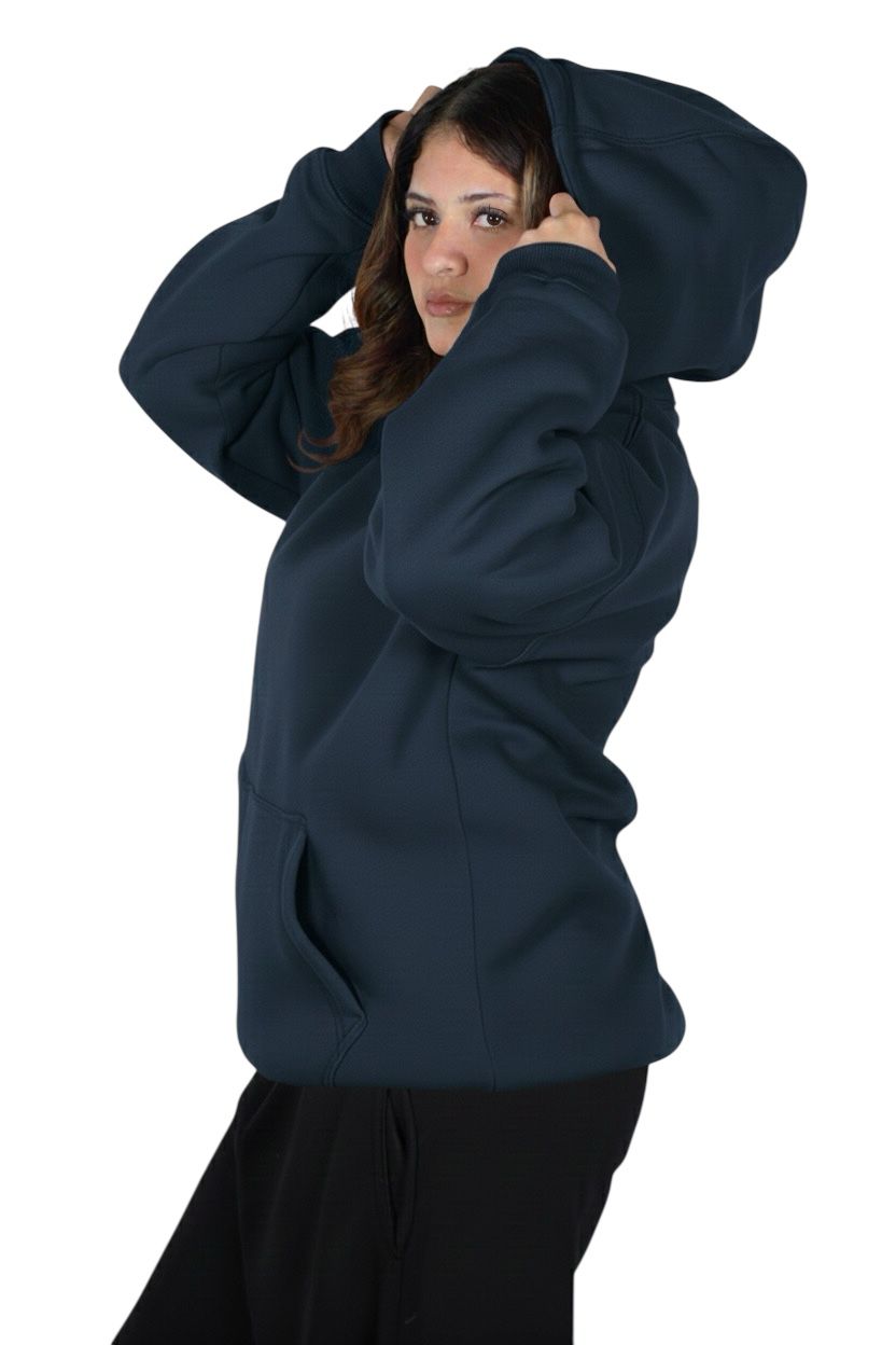 Over-sized hoodie - Petroleum Blue