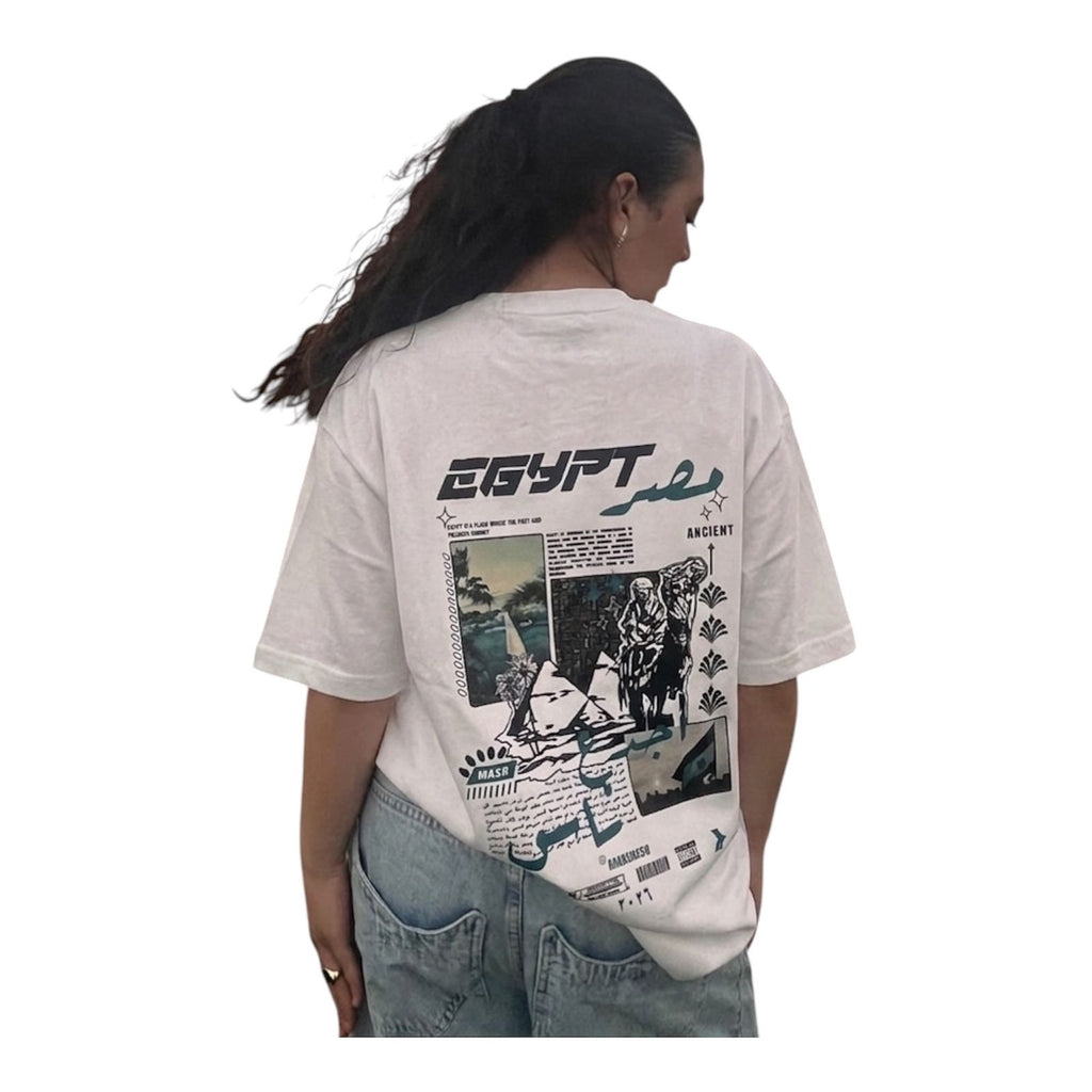 Box Fit white Egyptian Unisex shirt