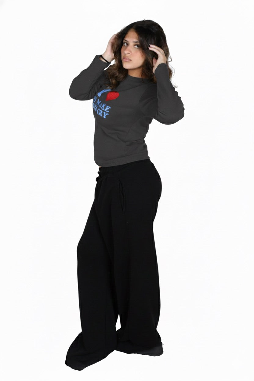 I love to make boys cry - winter long sleeve