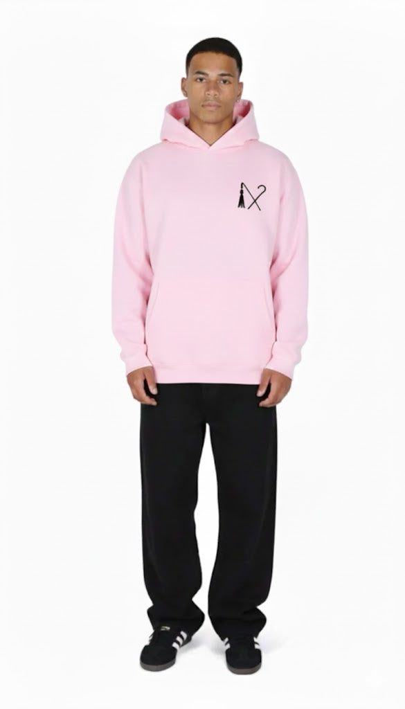 Over-sized hoodie - Baby Pink