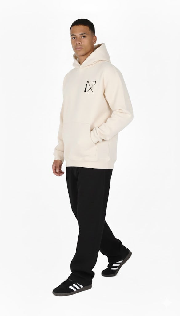 Over-sized hoodie - Creamy Beige