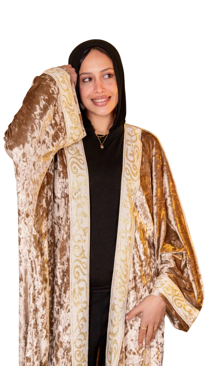 Valvet kaftan