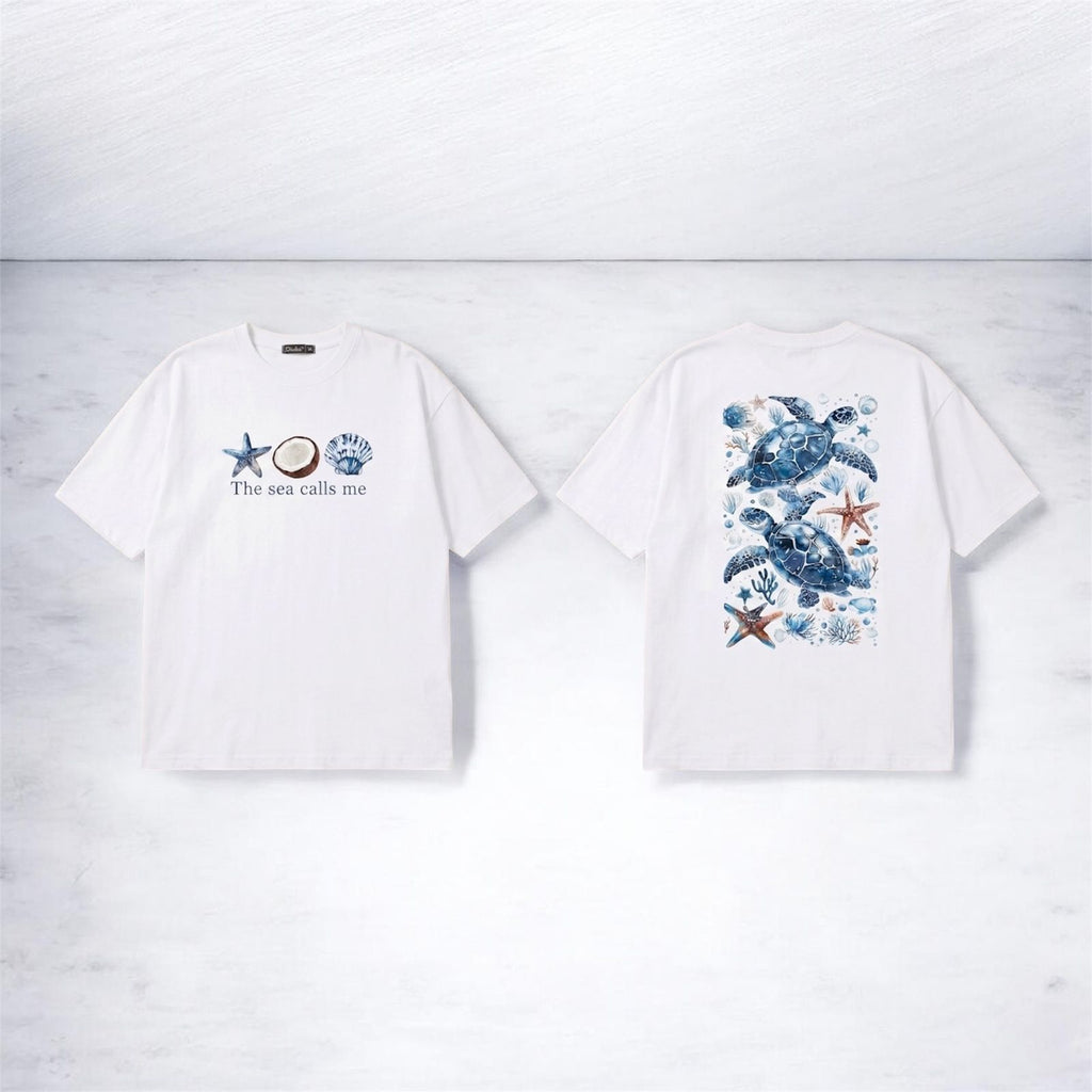 Sea Turtles box fit t-shirt