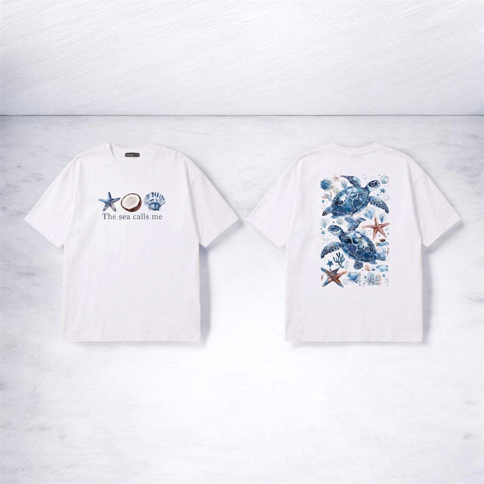 Sea Turtles box fit t-shirt