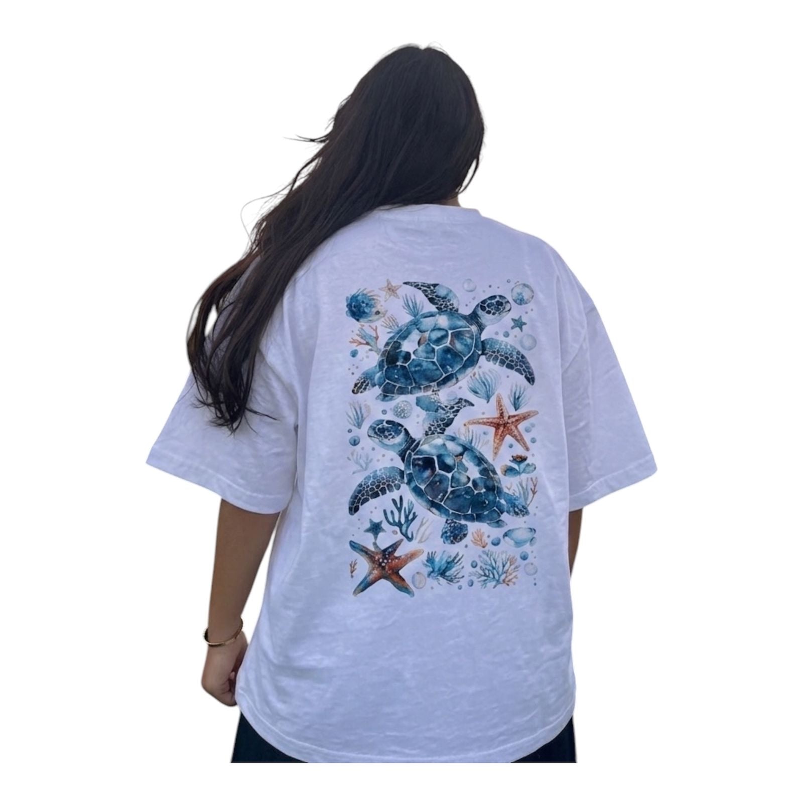 Sea Turtles box fit t-shirt